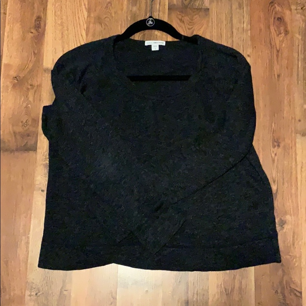 James perse top size 2 gray